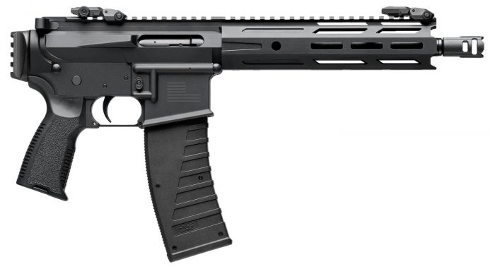 Kriss USA DM22P26BL25 DMK22P  22 LR 25+1 10.50" Black Threaded Barrel, Matte Black Picatinny Rail Receiver, Picatinny Rail Rear, Black Polymer Grip