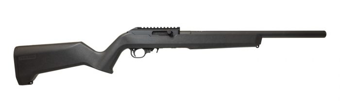 Franklin Armory 0290003BLK F22 V 22 LR 10+1 18" Black Integrated Suppressor Barrel, Black Hardcoat Anodize Aluminum Receiver w/Picatinny Rail, Black Magpul MOE X-22 Synthetic Stock, Ruger BX Trigger