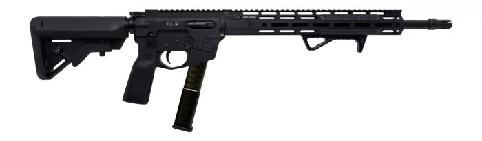 Freedom Ordance FX9R16E-BLK FX9R Elite 9mm Luger 16" Black Nitride Barrel, Black Anodized Aluminum Receiver w/Picatinny Rail Black B5 Bravo Polymer Stock, B5 P Type Grip