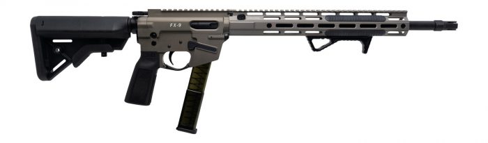 Freedom Ordance FX9R16E-FDE FX9R Elite 9mm Luger 16" Black Nitride Barrel, Flat Dark Earth Anodized Aluminum Receiver w/Picatinny Rail Black B5 Bravo Polymer Stock, B5 P Type Grip