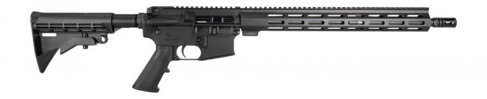 One Horse LLC  OH-15  5.56 NATO 30+1 16" Black Threaded Barrel, Black Receiver w/Picatinny Rail, M-LOK Handguard, One Horse M4 6 Position Black Polymer Stock, Black A2 Grip