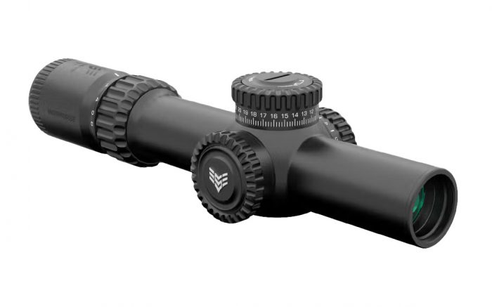 SWAMPFOX WAR16241-RM WARHORSE 1-6X24 FFP RED MOA