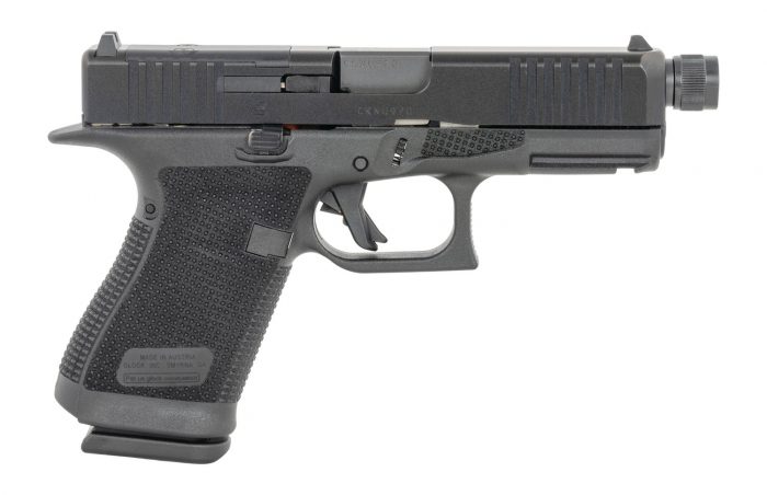 Glock P61950201TB G19 Gen6 9mm Luger 10+1 4.02" Threaded Barrel, Steel Optic Ready/Serrated Slide, Polymer Frame w/Accessory Rail, Interchangeable Backstrap Grip, Ambidextrous
