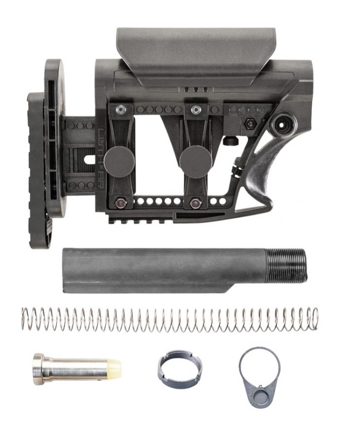 LUTH-AR MBA-3K308M MBA-3 BLACK STOCK ASSY 308 KIT