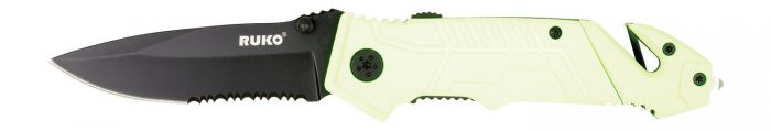 RUKO RUK0144SHG-CS   440A 3-1/4"HIVIZ GRN FOLDING