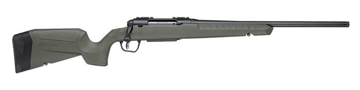Savage Arms 33115 Axis 2  6.5 Creedmoor 4+1 20"Matte Black Carbon Steel Threaded Barrel, Drilled & Tapped Receiver, OD Green Fixed w/Pistol Grip Synthetic Stock, Right Hand