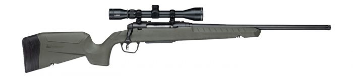 Savage Arms 33159 Axis 2 XP w/Optic 5.56 NATO 4+1 20" Matte Black Carbon Steel Threaded Barrel, Drilled & Tapped Receiver, OD Green Synthetic Fixed w/Pistol Grip Stock, 3-9x40mm Duplex Scope, Right Ha