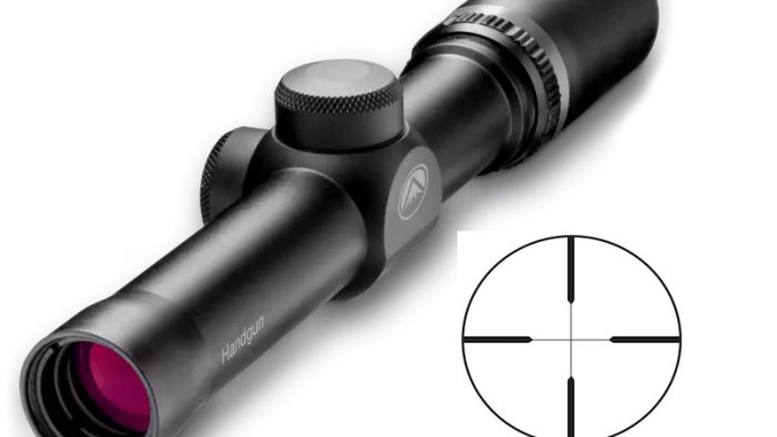 BURRIS OPTICS HANDGUN SCOPE 2X20MM PLEX