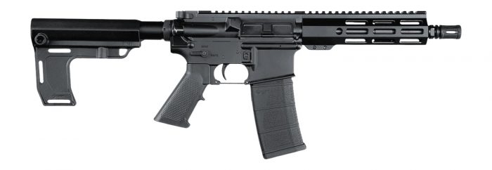 Andro Corp Industries 3008CBMPS ACI-15 CQB 300 Blackout 30+1 Black Nitride Threaded Barrel, Black Anodized Aluminum Receiver w/Picatinny Rail, M-LOK Handguard, Black Polymer SBA3 Pistol Brace, A2 Grip