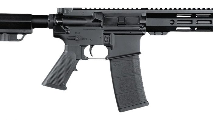 Andro Corp Industries 3008CBMPS ACI-15 CQB 300 Blackout 30+1 Black Nitride Threaded Barrel, Black Anodized Aluminum Receiver w/Picatinny Rail, M-LOK Handguard, Black Polymer SBA3 Pistol Brace, A2 Grip