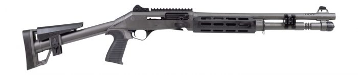 Panzer Arms PAM4CSDGMFSS M4 Speed Pro 12 Gauge Semi-Auto 3" 5+1 18.50" Black Ported Barrel, Black Aluminum Receiver w/Picatinny Rail, M-LOK Handguards, Black Skeleton w/Pistol Grip, Ambidextrous