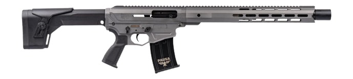 Panzer Arms PAAR12GLF AR12 G5 12 Gauge Semi-Auto 5+1 18.50" Gray Cerakote Aluminum/Polymer Receiver w/Picatinny Rail, M-LOK Handguards, Black Synthetic Stock