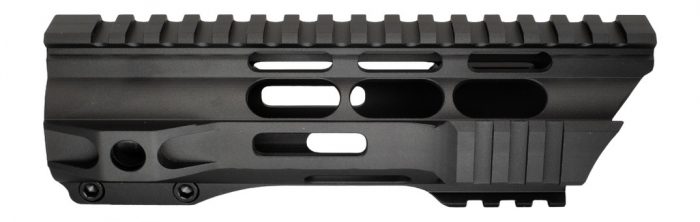 JE MACHINE PS-223MLK7GBLK-NAR   7" AR15 MLOK CLAMP