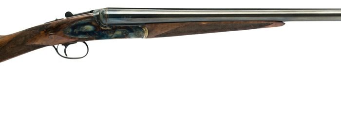 Dickinson LLC  Plantation 16 Gauge Break Open 2.75" 2rd 30" Gloss Blued Side By Side Barrel, True Bone-Charcoal Case Hardening Engraved Receiver, English Style Turkish Walnut Stock