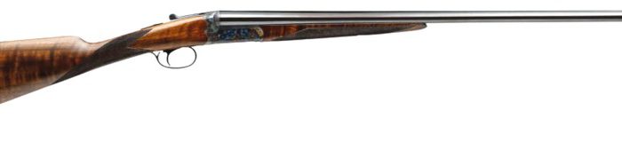 Dickinson LLC  Estate 28 Gauge Break Open 2.75" 2rd 30" Side By Side Barrel, True Bone-Charcoal Case Hardening Receiver, English Style Turkish Walnut Stock