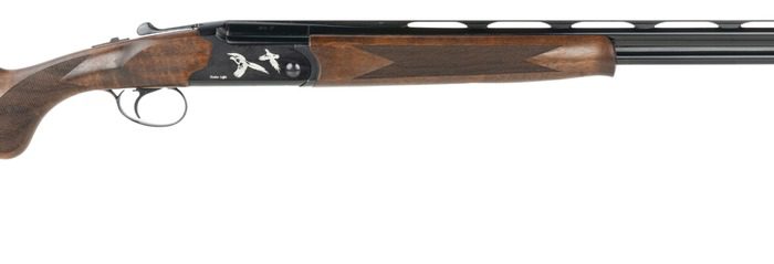 Dickinson LLC  Hunter Light 410 Gauge Break Open 3" 2rd 28" Black Vent Rib Over/Under Barrel, Matte Black Aluminum Receiver, Prince of Wales Turkish Walnut  Stock