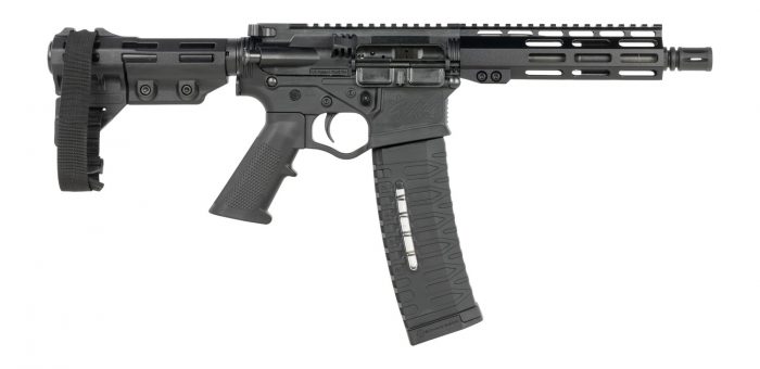 ATI ATIGAX556ML7TB60 Alpha Maxx 5.56 NATO 60+1 7.50" Black Threaded Barrel, Black Polymer Receiver, M-LOK Handguard, Tactical Brace. A2 Grip