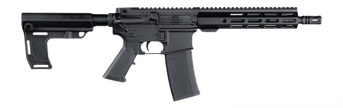 Andro Corp Industries 556105HBMPS ACI-15 Halo 5.56 NATO 30+1 10.50" Threaded Barrel, Black Anodized Aluminum Receiver w/Picatinny Rail, M-LOK Handguard, Black Polymer MPS, A2 Grip