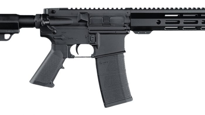 Andro Corp Industries 556105HBMPS ACI-15 Halo 5.56 NATO 30+1 10.50" Threaded Barrel, Black Anodized Aluminum Receiver w/Picatinny Rail, M-LOK Handguard, Black Polymer MPS, A2 Grip