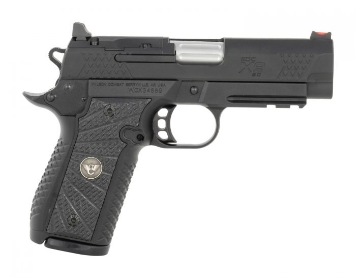 Wilson Combat 2EDCXCPR9OR EDC X9 2.0 9mm Luger 15+1 4" Stainless Fluted Barrel, Optic Ready Slide, Aluminum Frame w/Picatinny Rail, Black G10 Grip