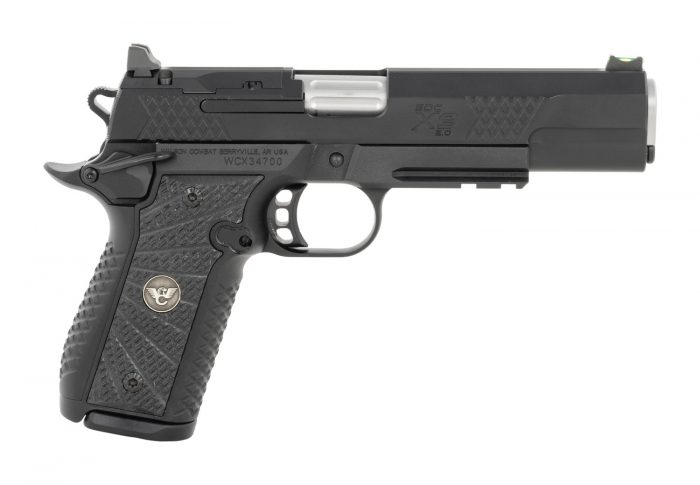 Wilson Combat 2EDCXLPR9AOR EDC X9 2.0 9mm Luger 15+1 5" Stainless Fluted Barrel, Black Armor-Tuff Optic Ready Slide, Aluminum Frame, Black G10 Grip, Ambi Safety
