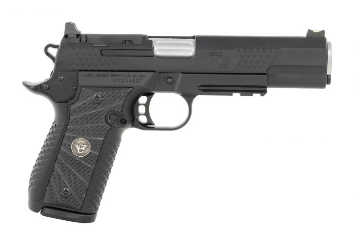 Wilson Combat 2EDCXLPR9OR EDC X9 2.0 9mm Luger 15+1 5" Stainless Fluted Barrel, Black Armor-Tuff Optic Ready Slide, Aluminum Frame w/Picatinny Rail, Black G10 Grip