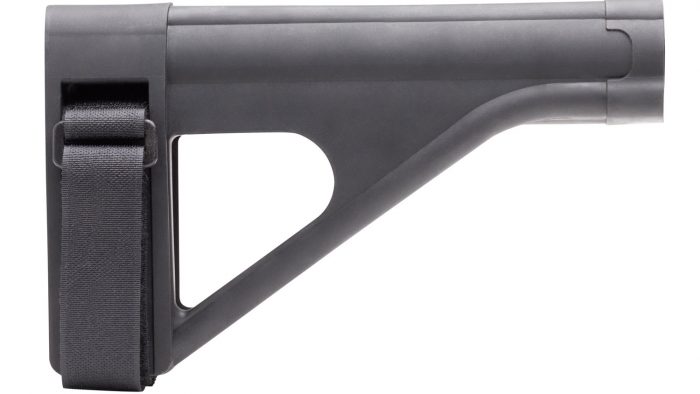 SB Tactical SOB01SB AR Brace SOB Elasto-Polymer 7.8" L x 1.6" W