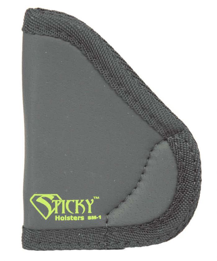 Sticky Holsters SM1 SM-1  IWB Size 1 Black/Green Latex Free Rubber Fits Beretta Tomcat/Bobcat Fits 2.40-2.75" Barrel Ambidextrous