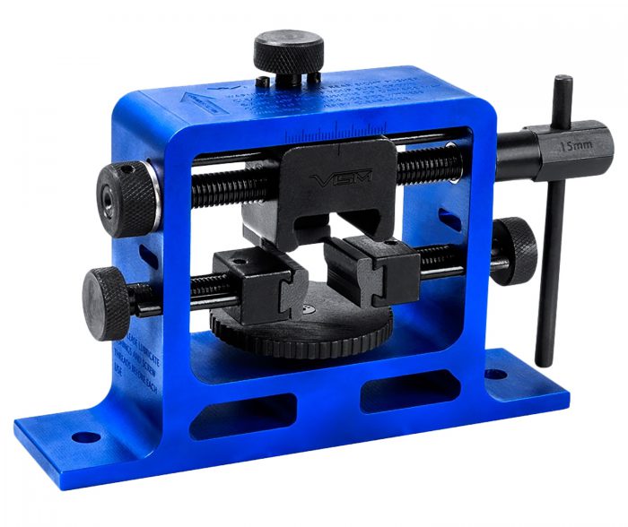 NcStar VTUPRS Universal Pistol Rear Sight Tool Tool Black/Blue Steel/Aluminum Universal Pistol Steel Handle