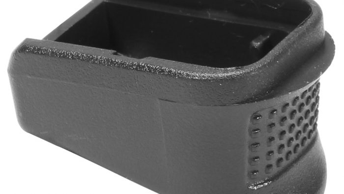 Pachmayr 03880 Grip Extender  Extended 2rd Compatible w/Glock 26/27/33/39, Black Polymer 2 Per Pack
