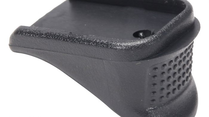 Pachmayr 03884 Grip Extender  Extended 3rds,  Compatible w/Glock 26/27/33/39, Black Polymer 2 Per Pack