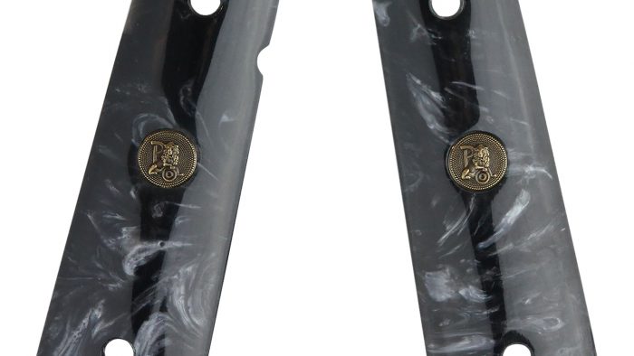 Pachmayr 62000 Custom Grip Black Simulated Pearl Panels for 1911 with Ambidextrous Safety