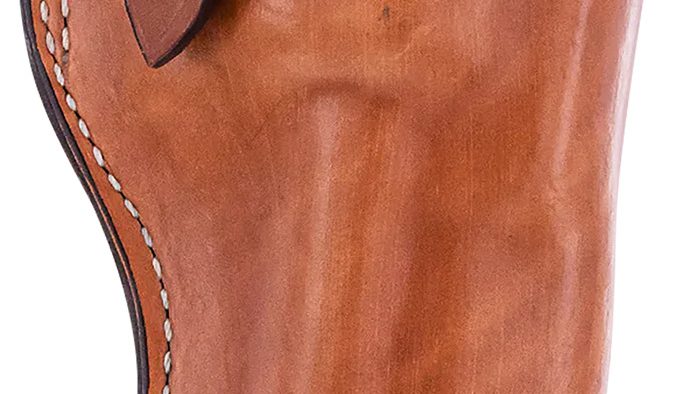 Bianchi 10045 1L Lawman Western OWB 01 Tan Leather Belt Loop Fits Colt New Frontier Fits Colt Peacemaker