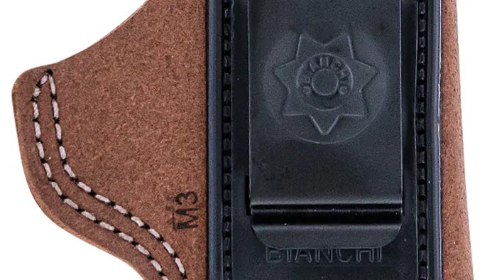 Bianchi 10376 6C  IWB Tan Leather Belt Clip Fits 2-3" Barrels Ruger/Colt/S&W K Frame Right Hand