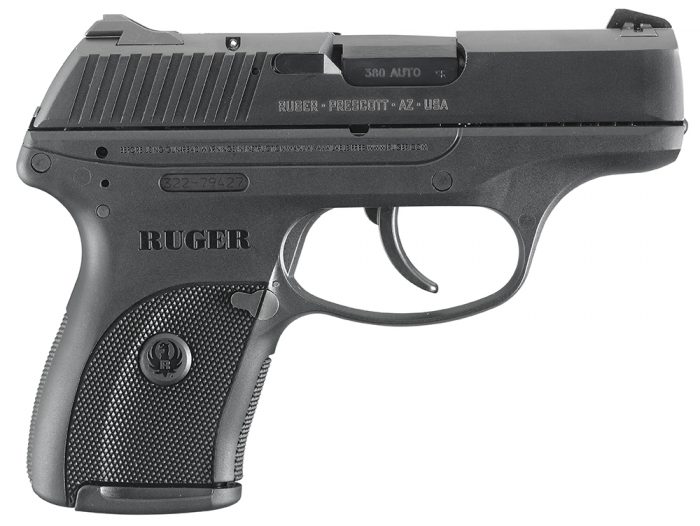 Ruger 3253 LC380 *CA Compliant 380 ACP 7+1 3.12" Black Steel Barrel, Black Oxide Serrated Steel Slide, Black Polymer Frame, Black Polymer Grip, Right Hand