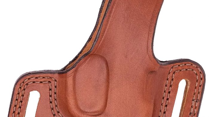 Bianchi 16862 Black Widow  OWB Size 15 Tan Leather Belt Slide Compatible w/Glock 20/21/29/30/37.