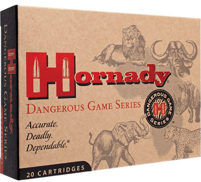Hornady 8265 Dangerous Game  416Rigby 400gr Dangerous Game Solid 20 Per Box/6 Case