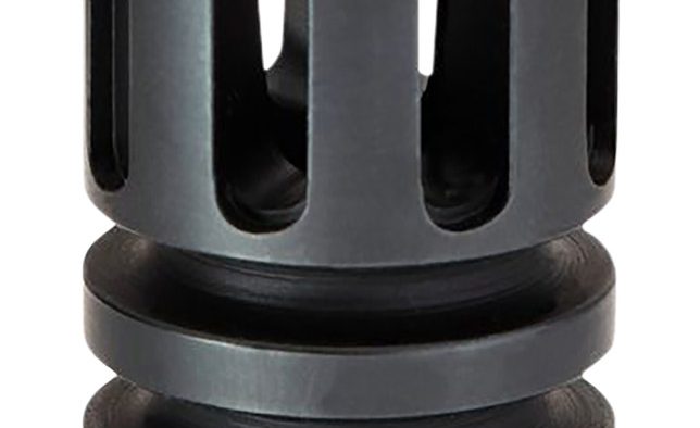 Gemtech 12145 Quickmounts Flash Hider Black Steel with 1/2"-28 tpi Threads & 2.40" OAL for 5.56x45mm NATO AR-Platform