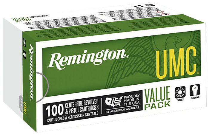 Remington Ammunition R23970 UMC Value Pack 357Mag 125gr Semi Jacketed Hollow Point 100 Per Box/6 Case
