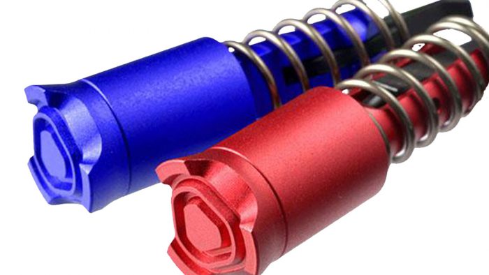 Strike Industries ARSFABLU AR Forward Assist Blue Anodized Aluminum Fits AR-15/M16