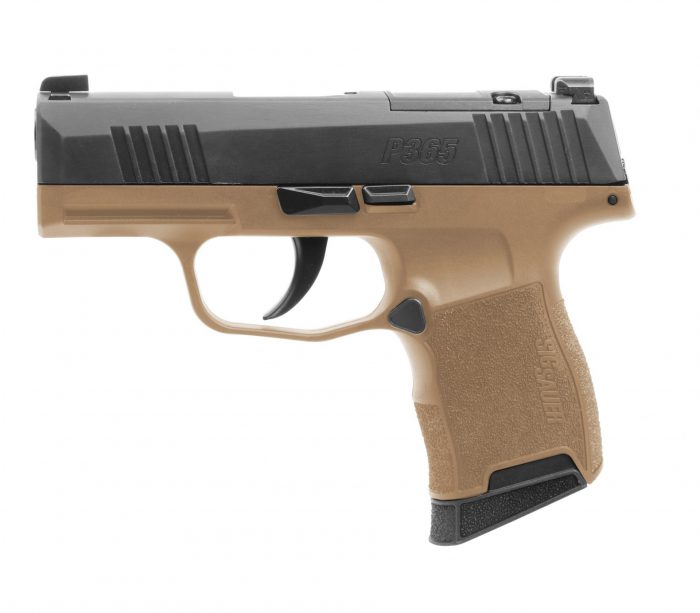 SIG SAUER P365 9MM COY/BLK 10+1 XRAY OR#