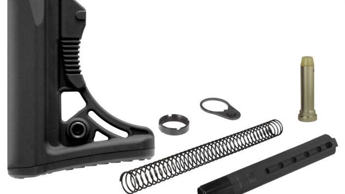 UTG Pro RBUS3BM Mil-Spec OPS Ready S3 Stock Kit Black Synthetic 6 Position for AR-15, M16