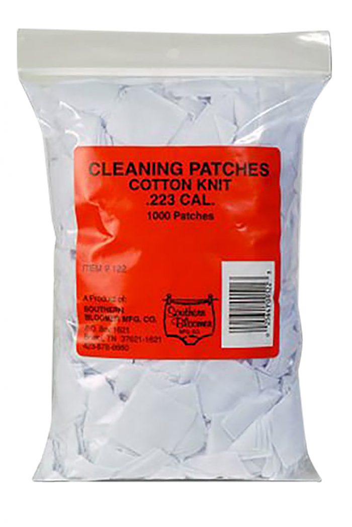 Southern Bloomer 122 Cleaning Patches  223 Rem,5.56x45mm NATO Cotton 1000 Per Bag