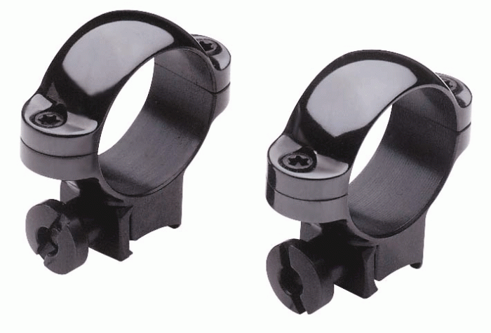BURRIS RINGS 3/8" DOVETAIL 1" - MEDIUM STEEL MATTE