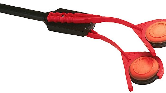 MTM Case-Gard EZDT40 EZ Throw Double Red Polymer Manual Cocking 31" Long Double Ambidextrous Hand