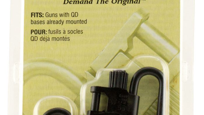 Uncle Mike's 14032 Super Swivel  Quick Detach Tri-Lock Blued 1" Loop for Rifles or Shotguns w/QD Bases