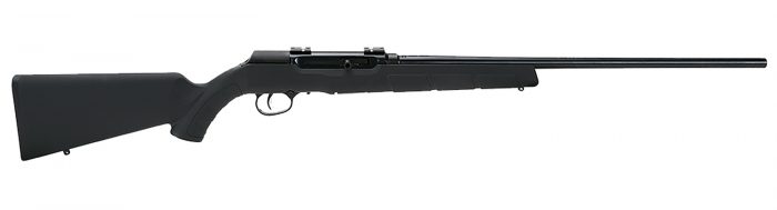 Savage Arms 47200 A22 Target Sporter Full Size 22 LR 10+1 22" High Luster Button Rifled Barrel, High Luster Drilled & Tapped Carbon Steel Receiver, Matte Black Fixed Synthetic Stock, Right Hand