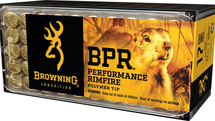 Browning Ammo B195117050 BPR Performance Rimfire  17HMR 17gr Polymer Tip 50 Per Box/20 Case