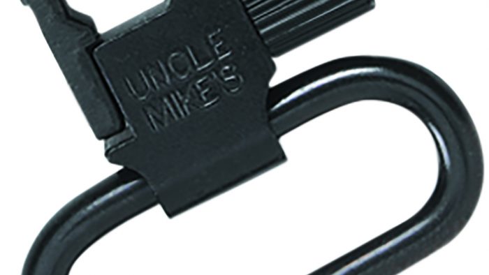 Uncle Mike's 14033 Super Swivel  Quick Detach Tri-Lock Blued 1.25" Loop for Rifles or Shotguns w/QD Bases