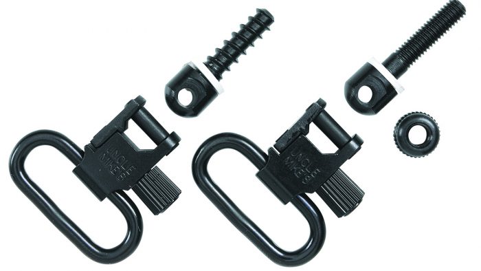 Uncle Mike's MO10022 Super Swivel  Quick Detach 115 Tri-Lock Nickel 1"